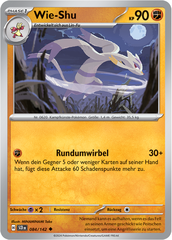 Pokemon - Stellarkrone  - Wie-Shu 084/142 (DEUTSCH)                                              