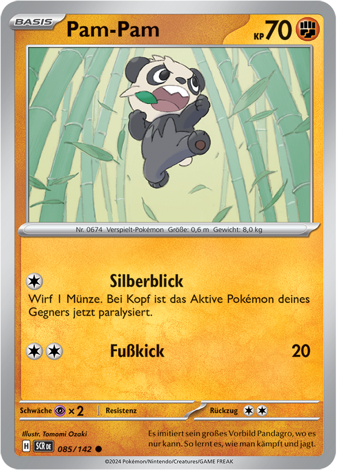 Pokemon - Stellarkrone  - Pam-Pam 085/142 (DEUTSCH)                                              