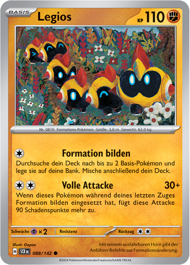 Pokemon - Stellarkrone  - Legios 088/142 (DEUTSCH)                                              