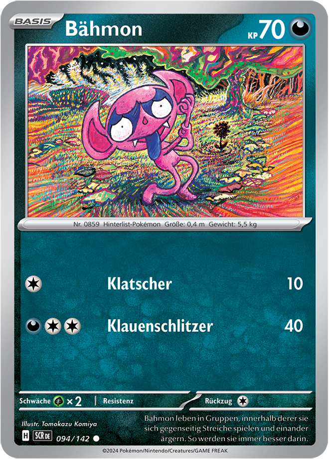 Pokemon - Stellarkrone  - Bähmon 094/142 (DEUTSCH)                                                  