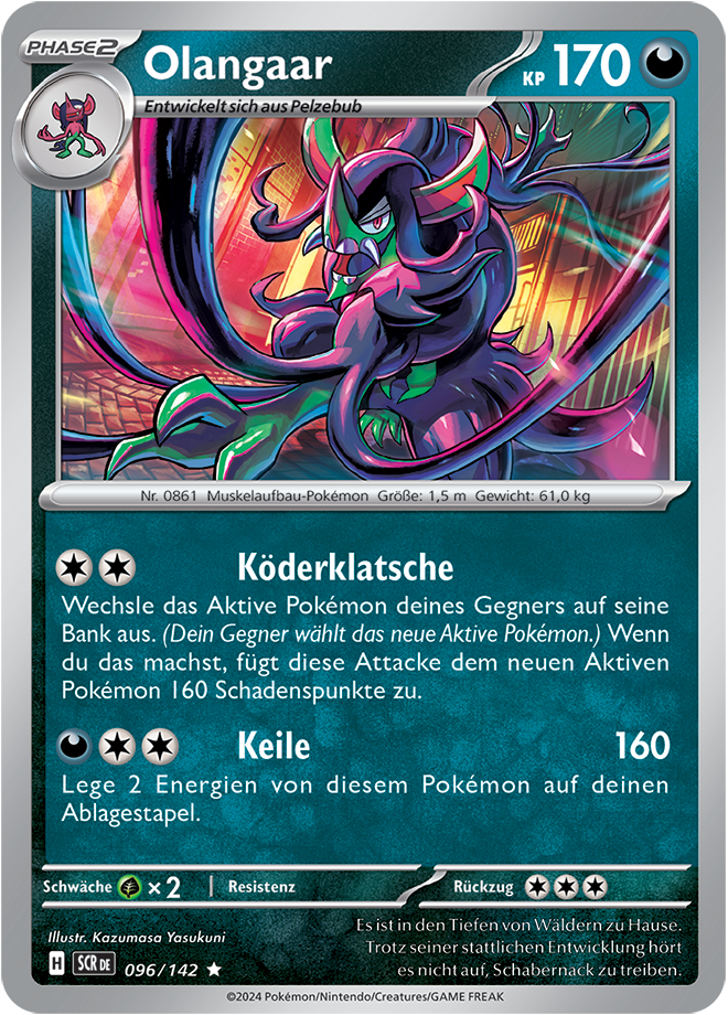 Pokemon - Stellarkrone  - Olangaar 096/142 Holo (DEUTSCH)                                                   