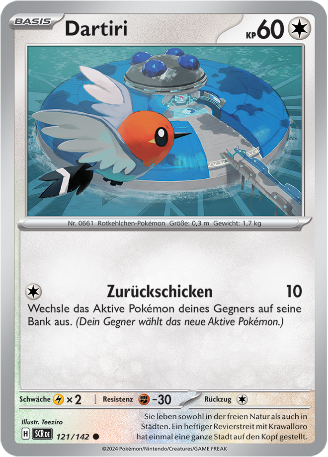 Pokemon - Stellarkrone  - Dartiri 121/142 (DEUTSCH)                                                           