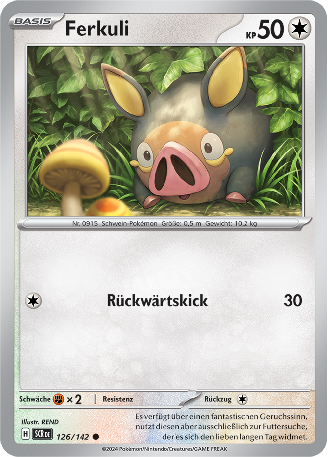Pokemon - Stellarkrone  - Ferkuli 126/142 (DEUTSCH)                                                              
