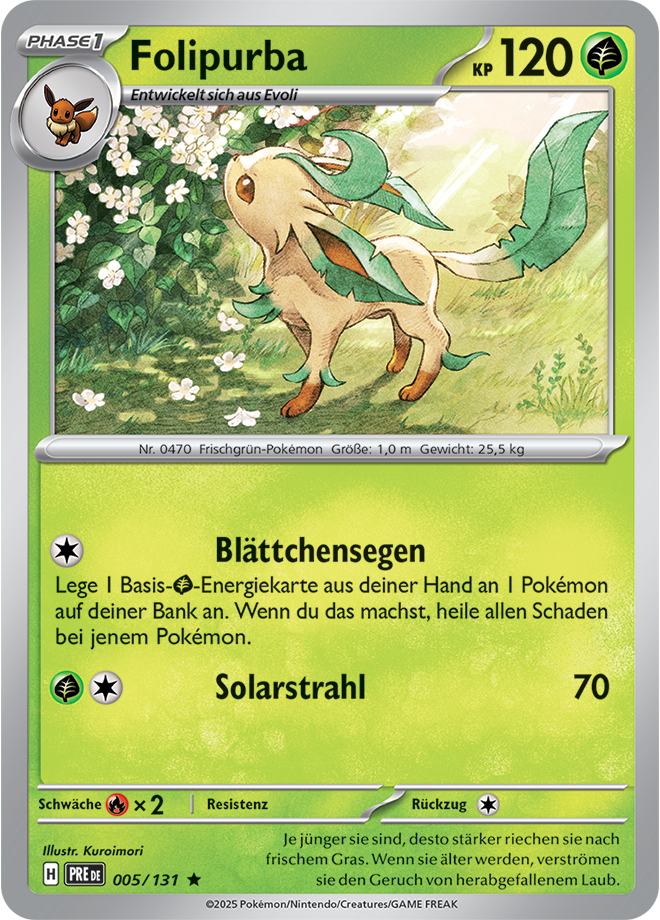 Pokemon - Primatische Entwicklungen - Folipurba 005/131 Holo (DEUTSCH)                                                                  