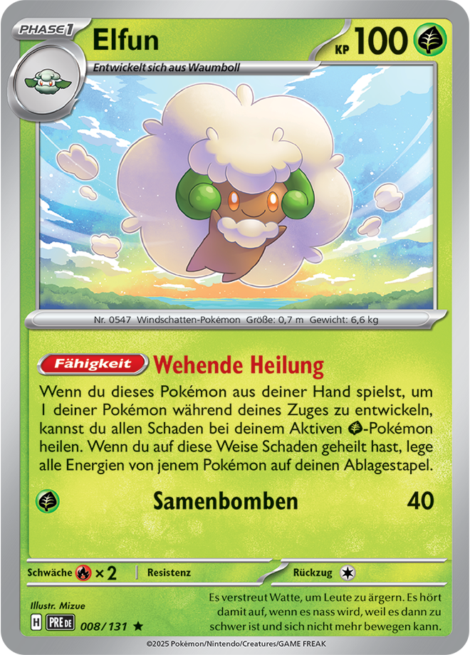Pokemon - Primatische Entwicklungen - Elfun 008/131 (DEUTSCH)                                                                  