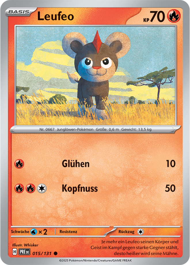 Pokemon - Primatische Entwicklungen - Leufeo 015/131 (DEUTSCH)                                                                 