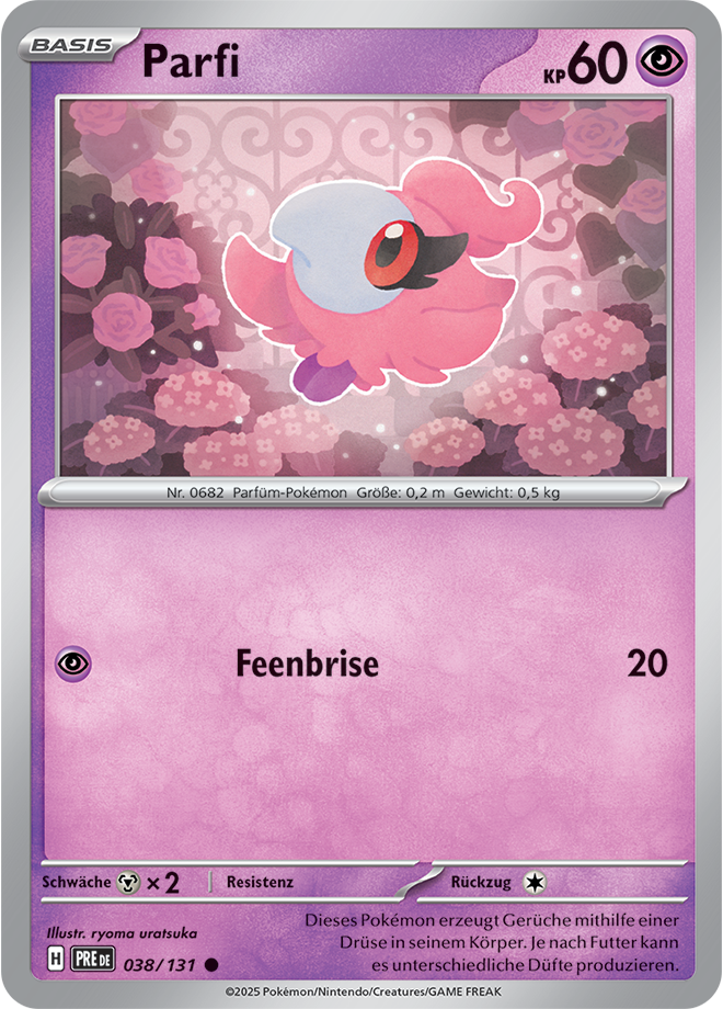 Pokemon - Primatische Entwicklungen - Parfi 038/131 (DEUTSCH)                                   
