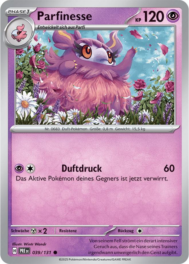 Pokemon - Primatische Entwicklungen - Parfinesse 039/131 (DEUTSCH)                                  