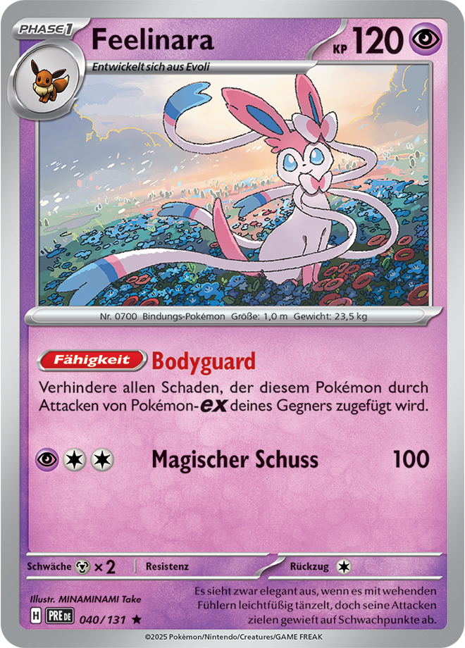 Pokemon - Primatische Entwicklungen - Feelinara 040/131 Holo (DEUTSCH)                              