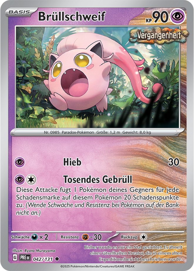 Pokemon - Primatische Entwicklungen - Brüllschweif 042/131  (DEUTSCH)                            