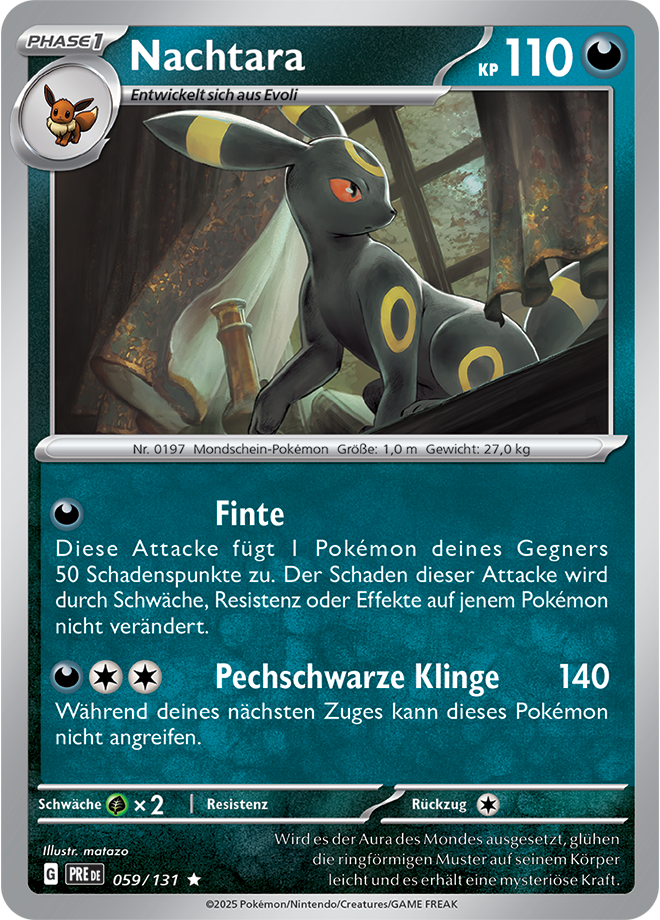 Pokemon - Primatische Entwicklungen - Nachtara 059/131 Holo  (DEUTSCH)                             
