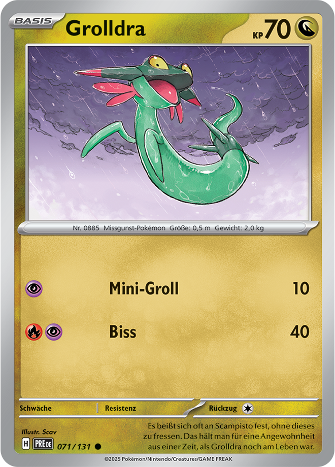Pokemon - Primatische Entwicklungen - Grolldra 071/131  (DEUTSCH)                           