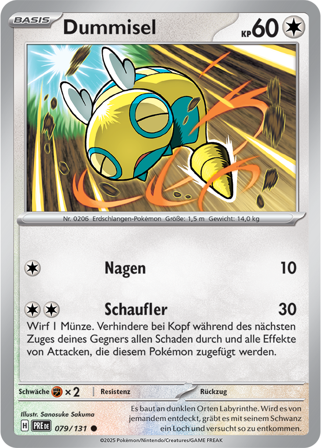 Pokemon - Primatische Entwicklungen - Dummisel 079/131 (DEUTSCH)                                