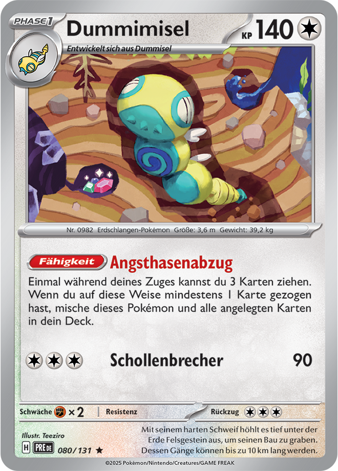 Pokemon - Primatische Entwicklungen - Dummimisel 080/131 Holo (DEUTSCH)                                