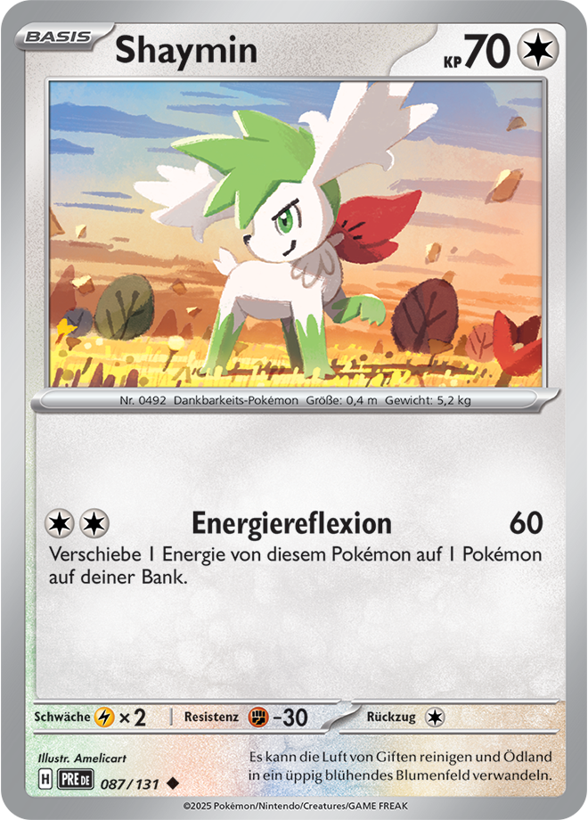 Pokemon - Primatische Entwicklungen - Shaymin  087/131 (DEUTSCH)                                   