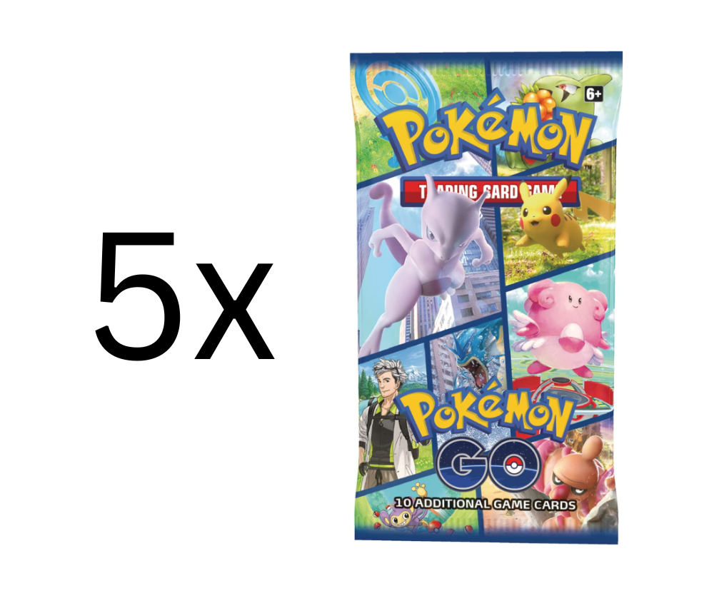 Pokemon -  5x Pokémon GO Enhanced Expansion Booster - Japanisch    