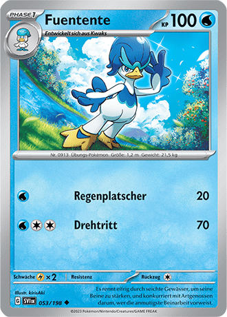 Pokemon - Karmesin und Purpur - Fuentente - Reverse Holo 053/198 (DEUTSCH) 