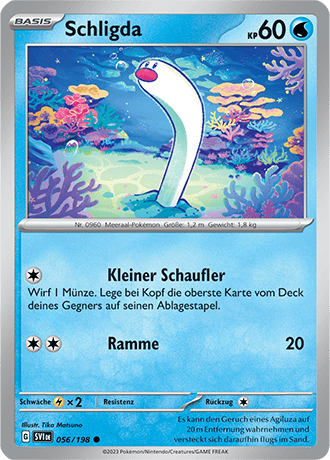 Pokemon - Karmesin und Purpur - Schligda - Reverse Holo 056/198 (DEUTSCH) 