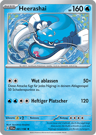 Pokemon - Karmesin und Purpur - Heerashai - Reverse Holo 061/198 (DEUTSCH)
