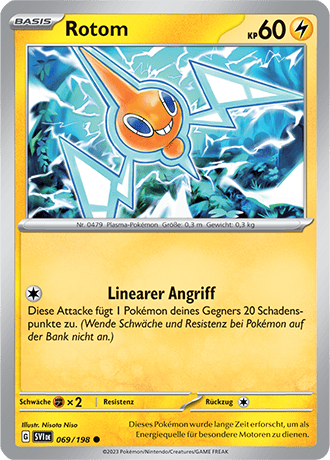 Pokemon - Karmesin und Purpur - Rotom - Reverse Holo 069/198 (DEUTSCH)
