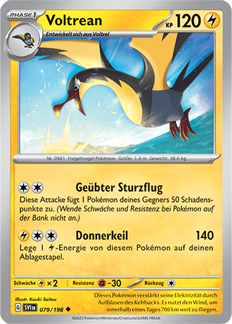 Pokemon - Karmesin und Purpur - Voltrean - Reverse Holo 079/198 (DEUTSCH)