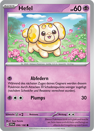 Pokemon - Karmesin und Purpur - Hefel - Reverse Holo 098/198 (DEUTSCH) 