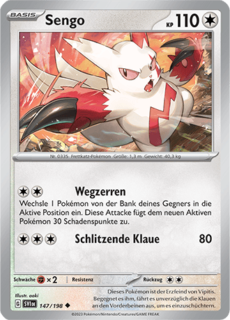 Pokemon - Karmesin und Purpur - Sengo - Reverse Holo 147/198 (DEUTSCH)