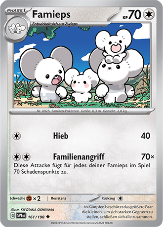 Pokemon - Karmesin und Purpur - Famieps - Reverse Holo 161/198 (DEUTSCH)   
