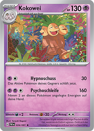 Pokemon - Paldea Schicksale - Kokowei - Reverse Holo 024/091 (DEUTSCH)                                           