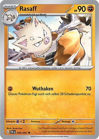 Pokemon - Paldea Schicksale - Rasaff - Reverse Holo 046/091 (DEUTSCH)                                             