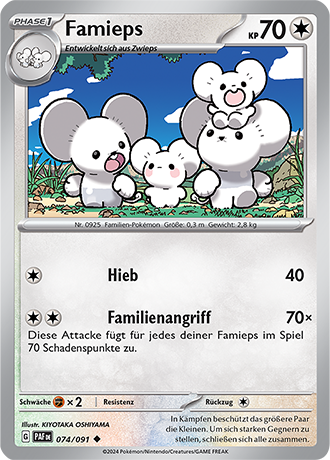 Pokemon - Paldea Schicksale - Famieps - Reverse Holo 074/091 (DEUTSCH)                                                 