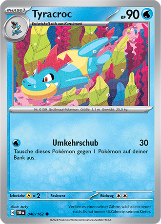 Pokemon - Gewalten der Zeit - Tyracroc - Reverse Holo 040/162 (DEUTSCH)