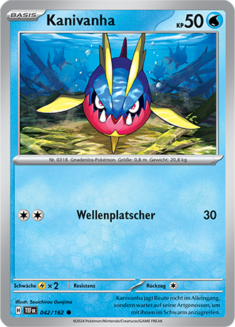 Pokemon - Gewalten der Zeit - Kanhivanha - Reverse Holo 042/162 (DEUTSCH)