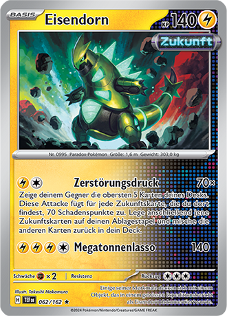 Pokemon - Gewalten der Zeit - Eisendorn - Reverse Holo 062/162 (DEUTSCH)