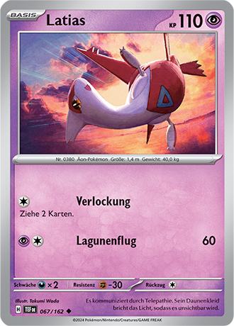 Pokemon - Gewalten der Zeit - Latias - Reverse Holo 067/162 (DEUTSCH)