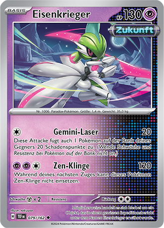 Pokemon - Gewalten der Zeit - Eisenkrieger - Reverse Holo 079/162 (DEUTSCH)                                               