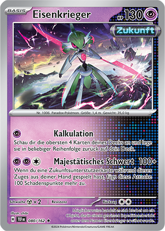 Pokemon - Gewalten der Zeit - Eisenkrieger - Reverse Holo 080/162 (DEUTSCH)                                              