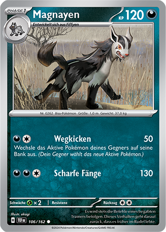 Pokemon - Gewalten der Zeit - Magnayen - Reverse Holo 106/162 (DEUTSCH)                                            