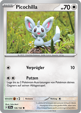 Pokemon - Gewalten der Zeit - Picochilla - Reverse Holo 136/162 (DEUTSCH)                                                 