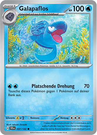 Pokemon - Stellarkrone - Galapaflos - Reverse Holo 037/142 (DEUTSCH)                                                             