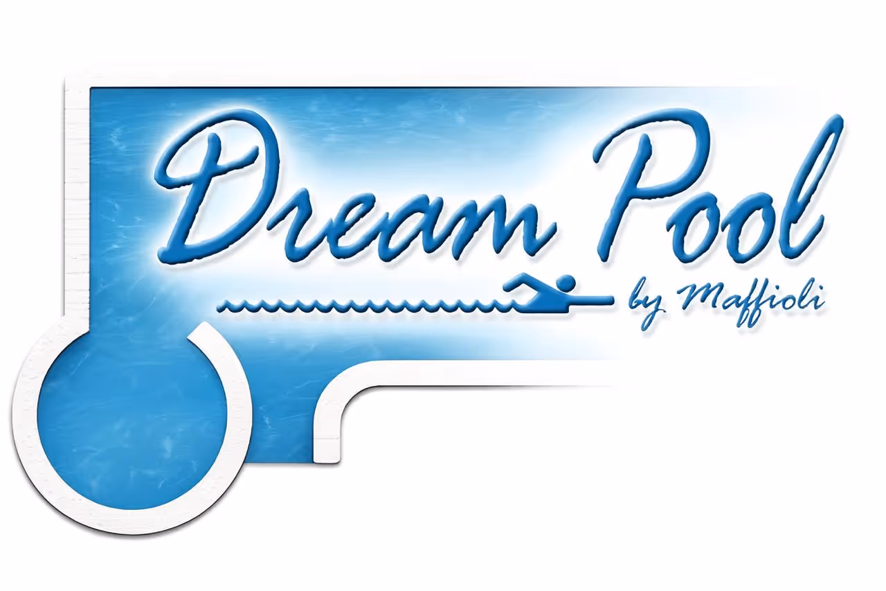 Dream Pool Design Logo Menu