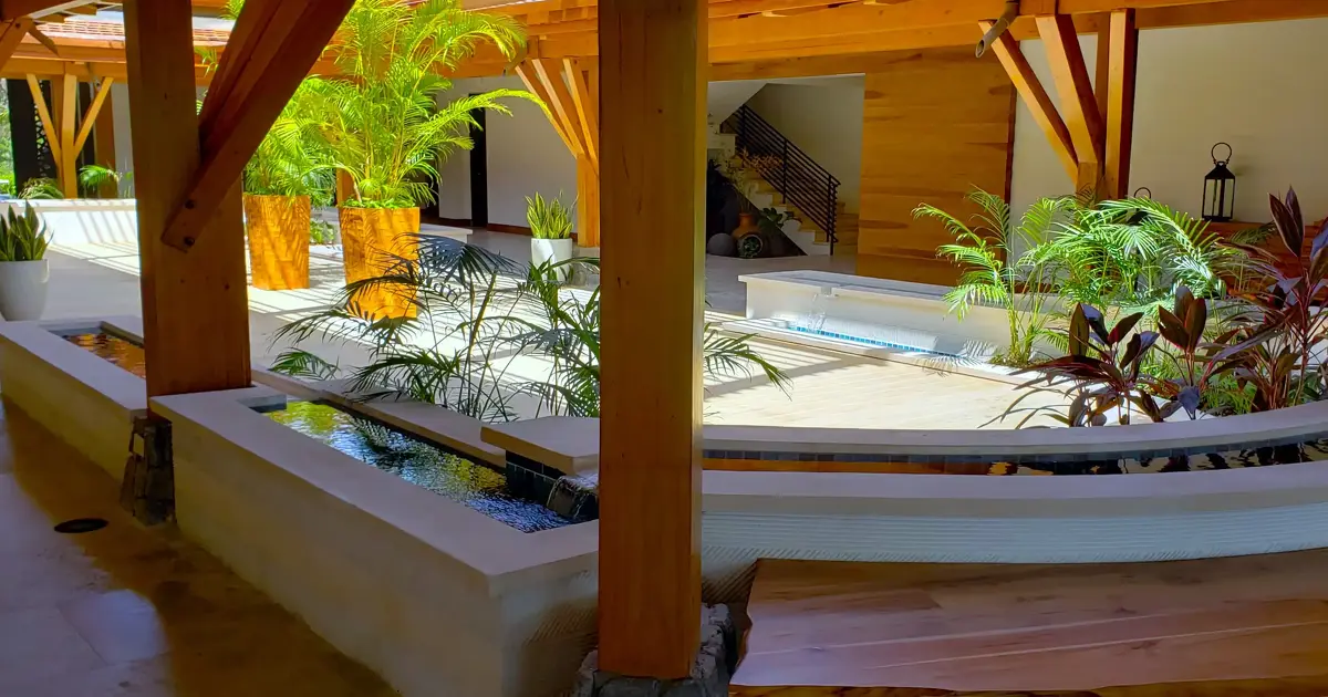 Remodelación de estructura en áreas comunes.