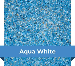 Acabado (revestimiento) para piscina – Aqua White - Crystal Stones