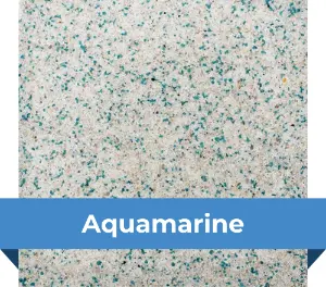 Acabado (revestimiento) para piscina – Aquamarine - Krystal Krete Quartz