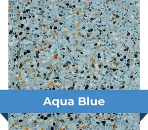 Acabado (revestimiento) para piscina – Aqua Blue - Crystal Stones