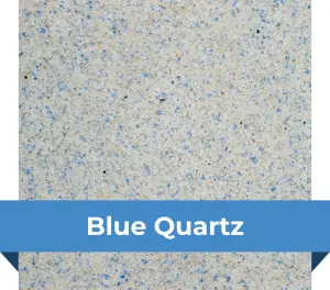Acabado (revestimiento) para piscina – Blue Quartz - Krystal Krete Quartz