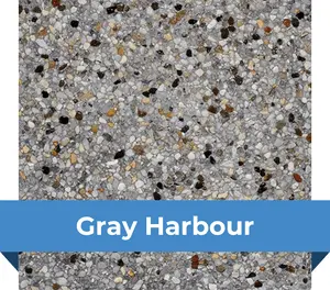Acabado (revestimiento) para piscina – Gray Harbour - Crystal Stones