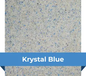 Acabado (revestimiento) para piscina – Krystal Blue - Krystal Krete Quartz