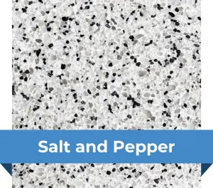 Acabado (revestimiento) para piscina – Salt and Pepper - Krystal Krete Quartz