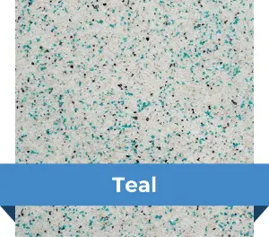 Acabado (revestimiento) para piscina – Teal - Krystal Krete Quartz